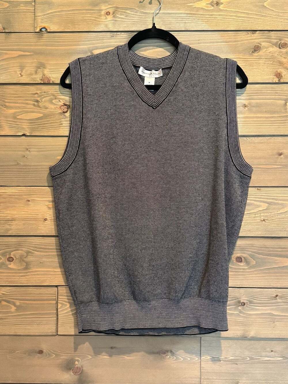 Cypress Links 100% Cotton V-Neck Golf Sweater Vest Medium
